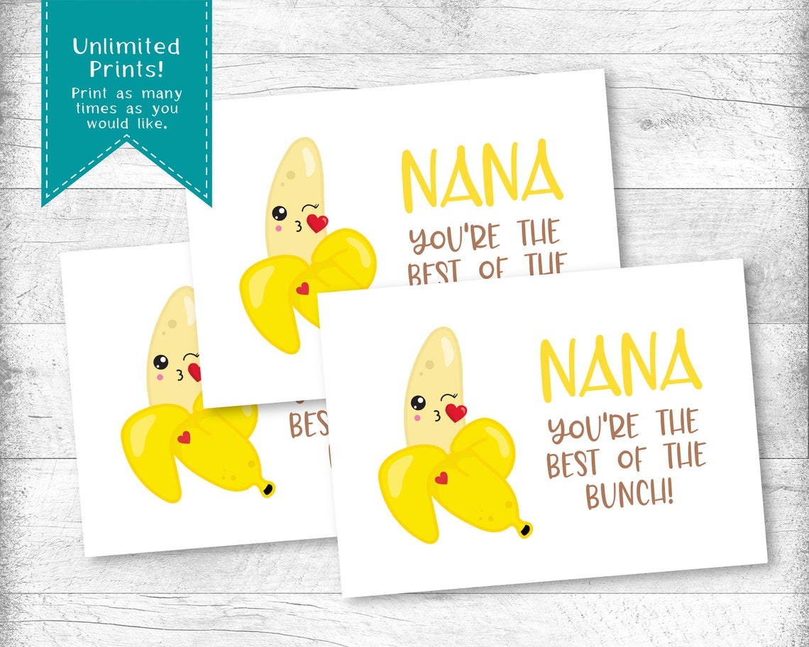happy birthday nana printable card