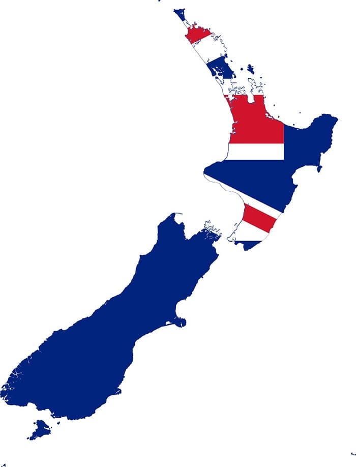 Printable New Zealand Flag Map Free Download And Print For You