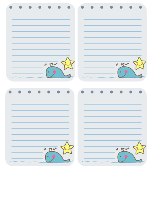 Printable Note Cards For Kids 1 KidsPressMagazine