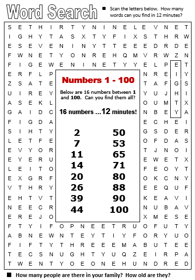Printable Number Words Worksheet 1 100 Pdf