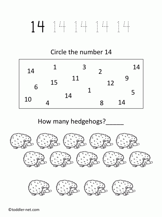Printable Number Worksheets For Kindergarten Worksheets Master