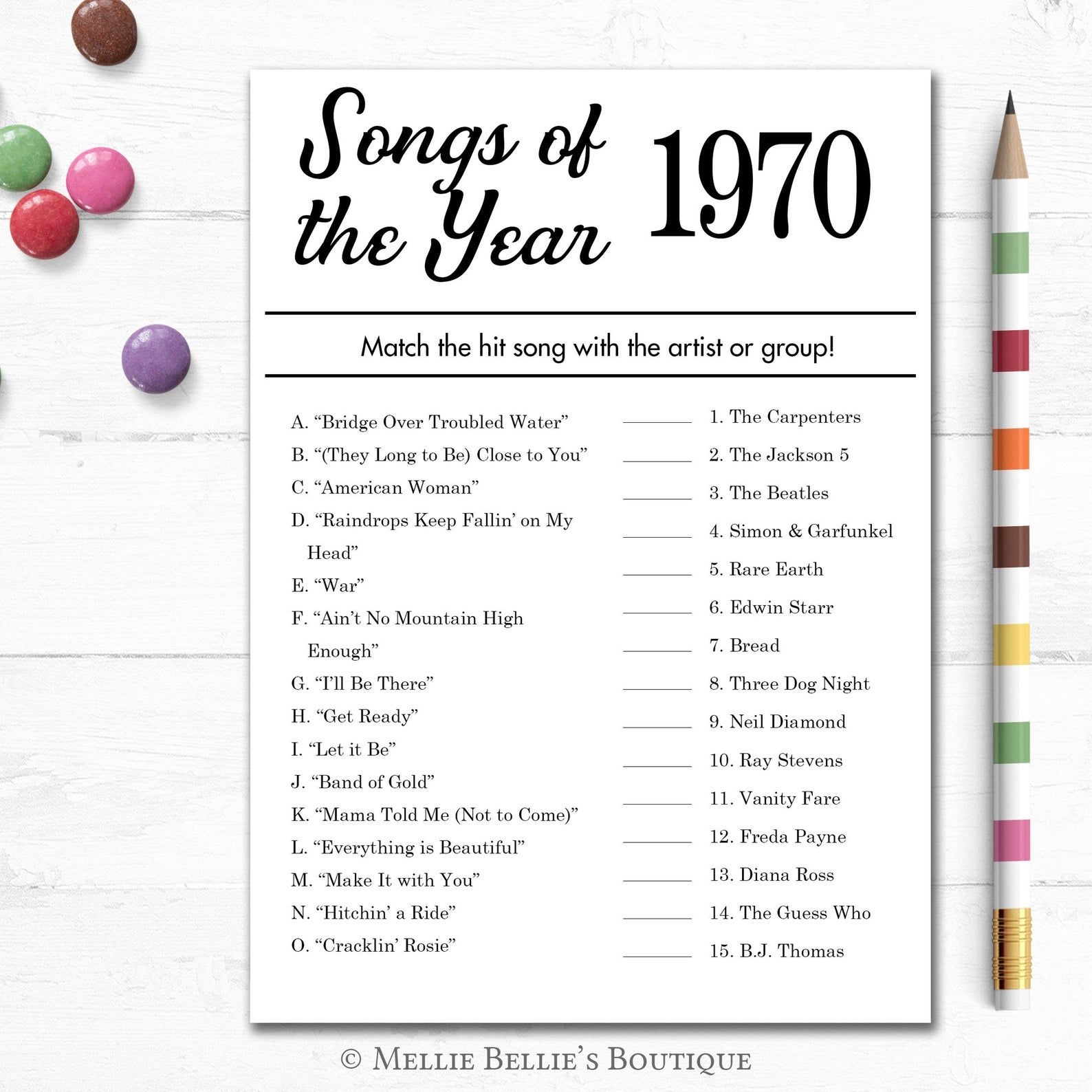 printable party games