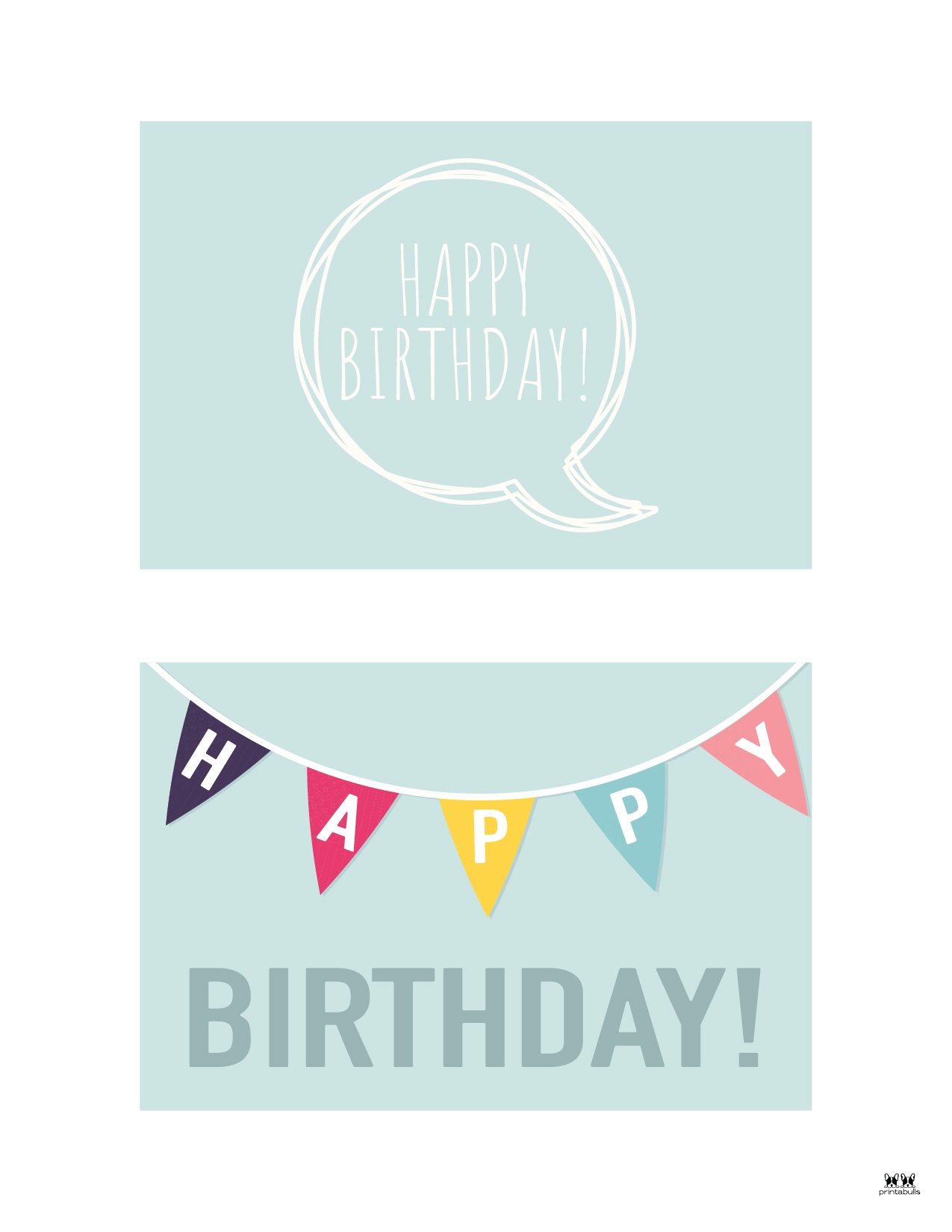 Printable PDF Birthday Card