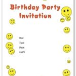 Printable Photo Birthday Invitation Templates Free Infoupdate