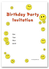 Printable Photo Birthday Invitation Templates Free Infoupdate