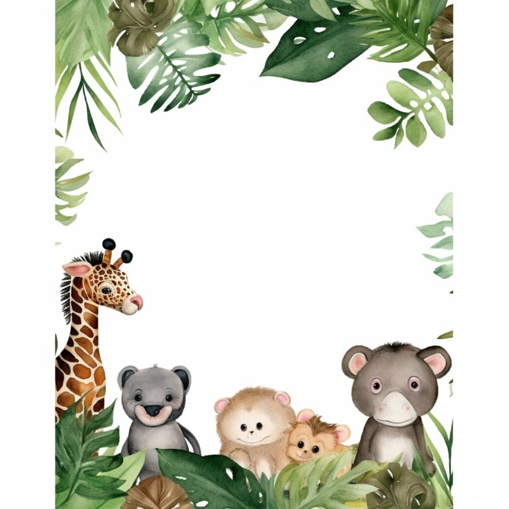 Printable Picture Of Animal Border Free Download And Print For You 