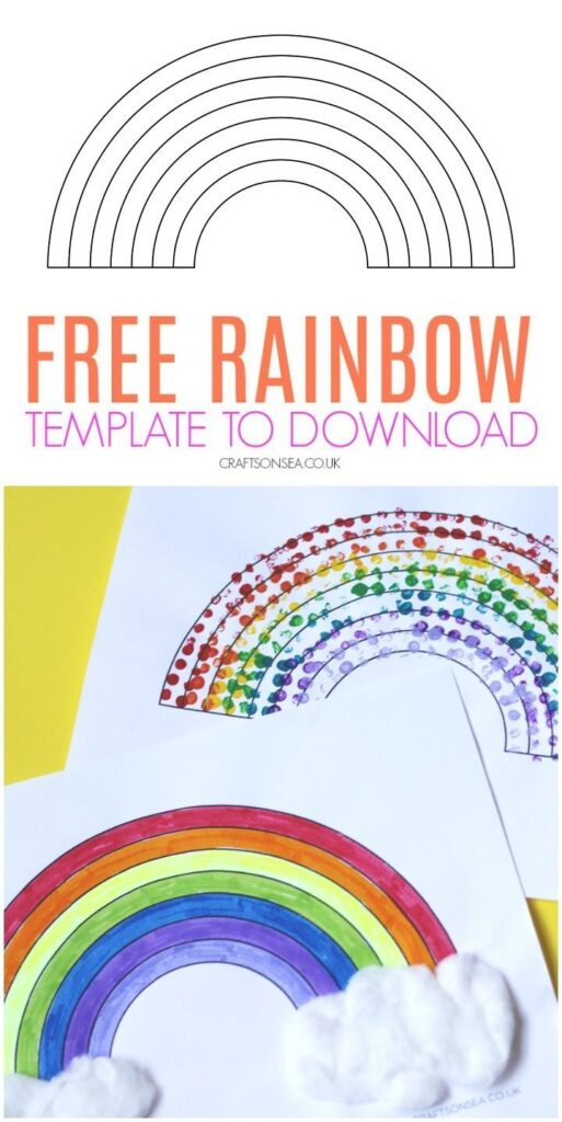 Printable Rainbow Craft Preschool Printable Word Searches