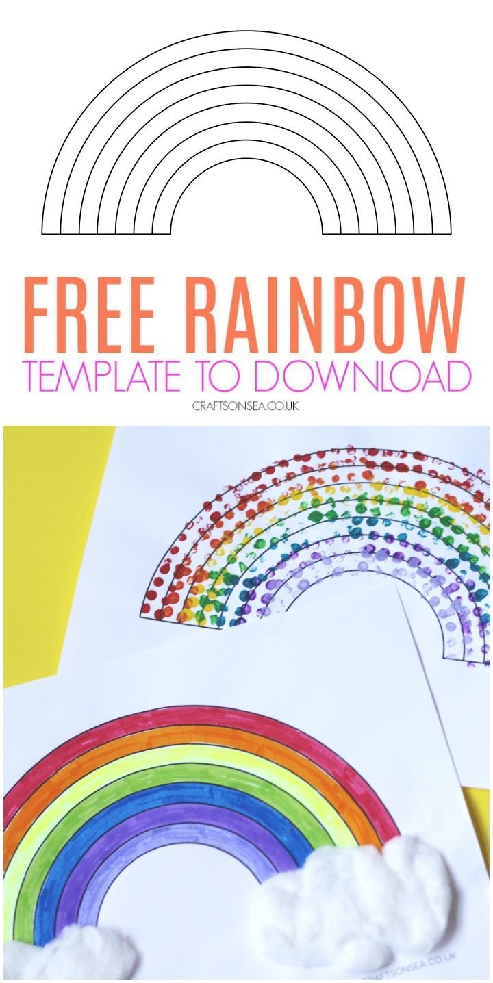 Printable Rainbow Craft Preschool Printable Word Searches