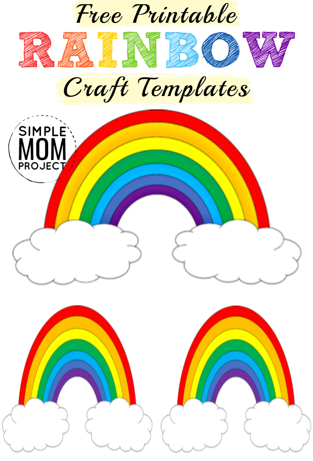 printable rainbow craft