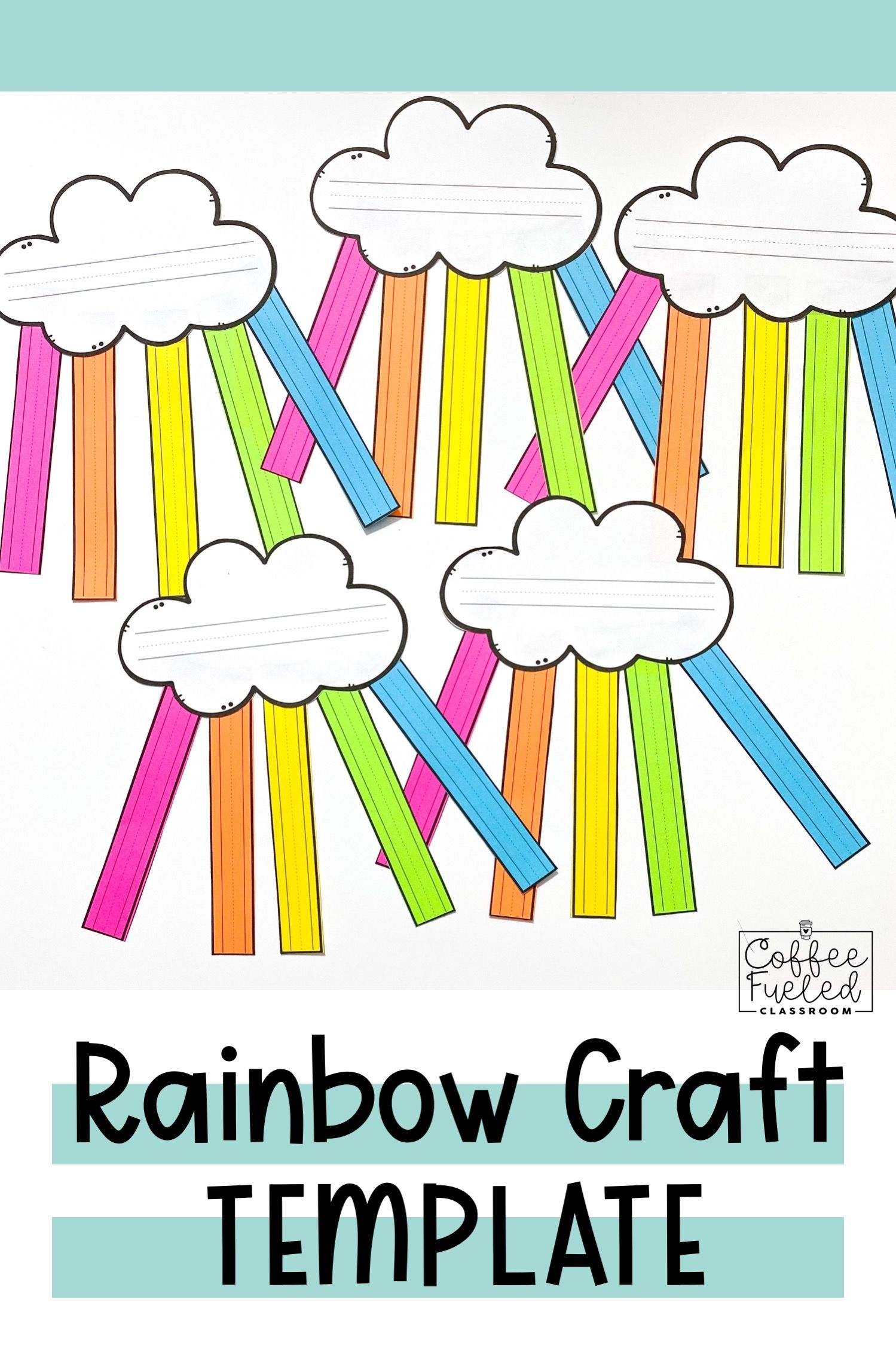 Printable Rainbow Craft Printable New Year Banners