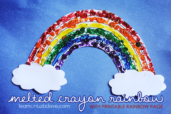 Printable Rainbow Craft