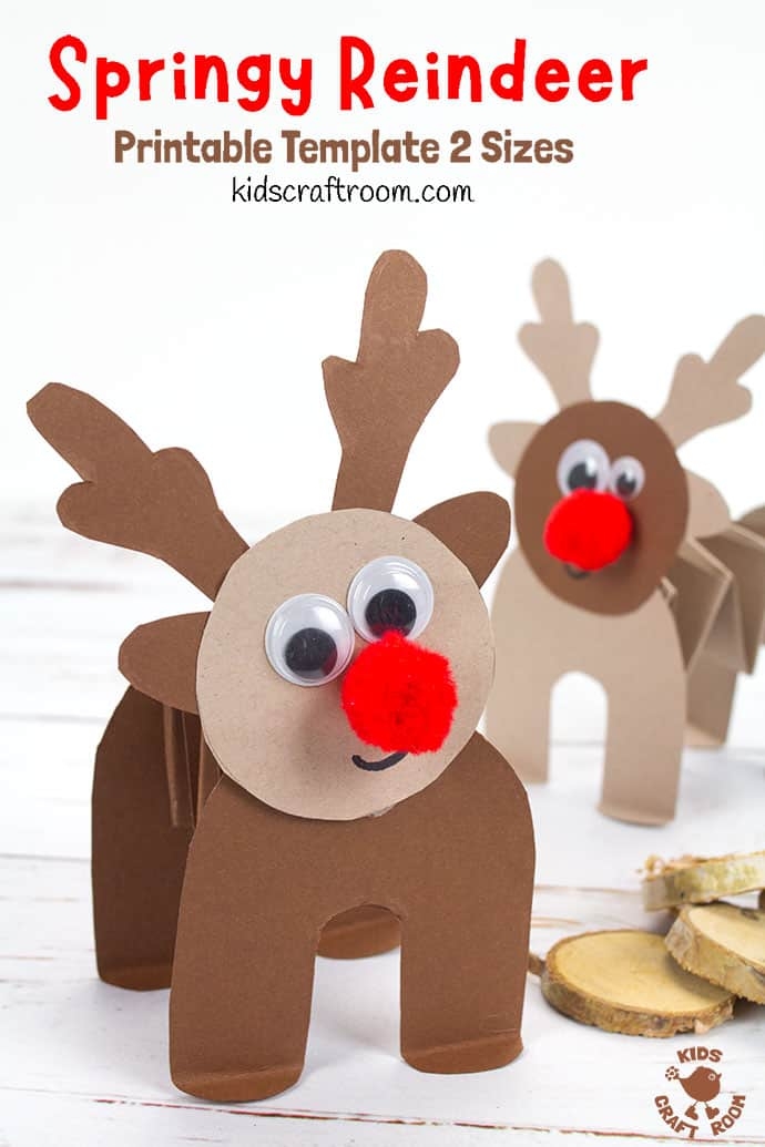 printable reindeer craft