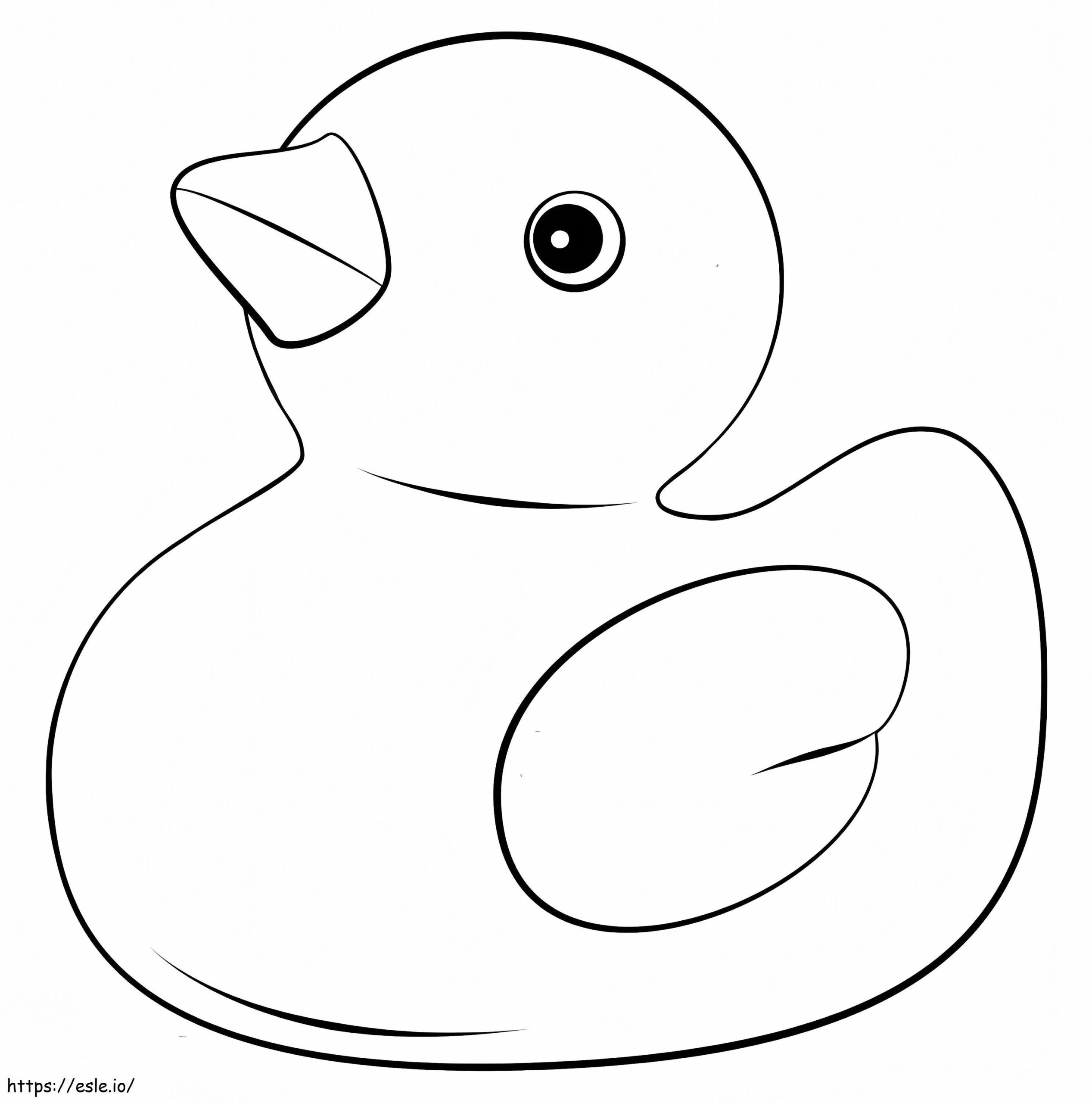 Duck Coloring Page