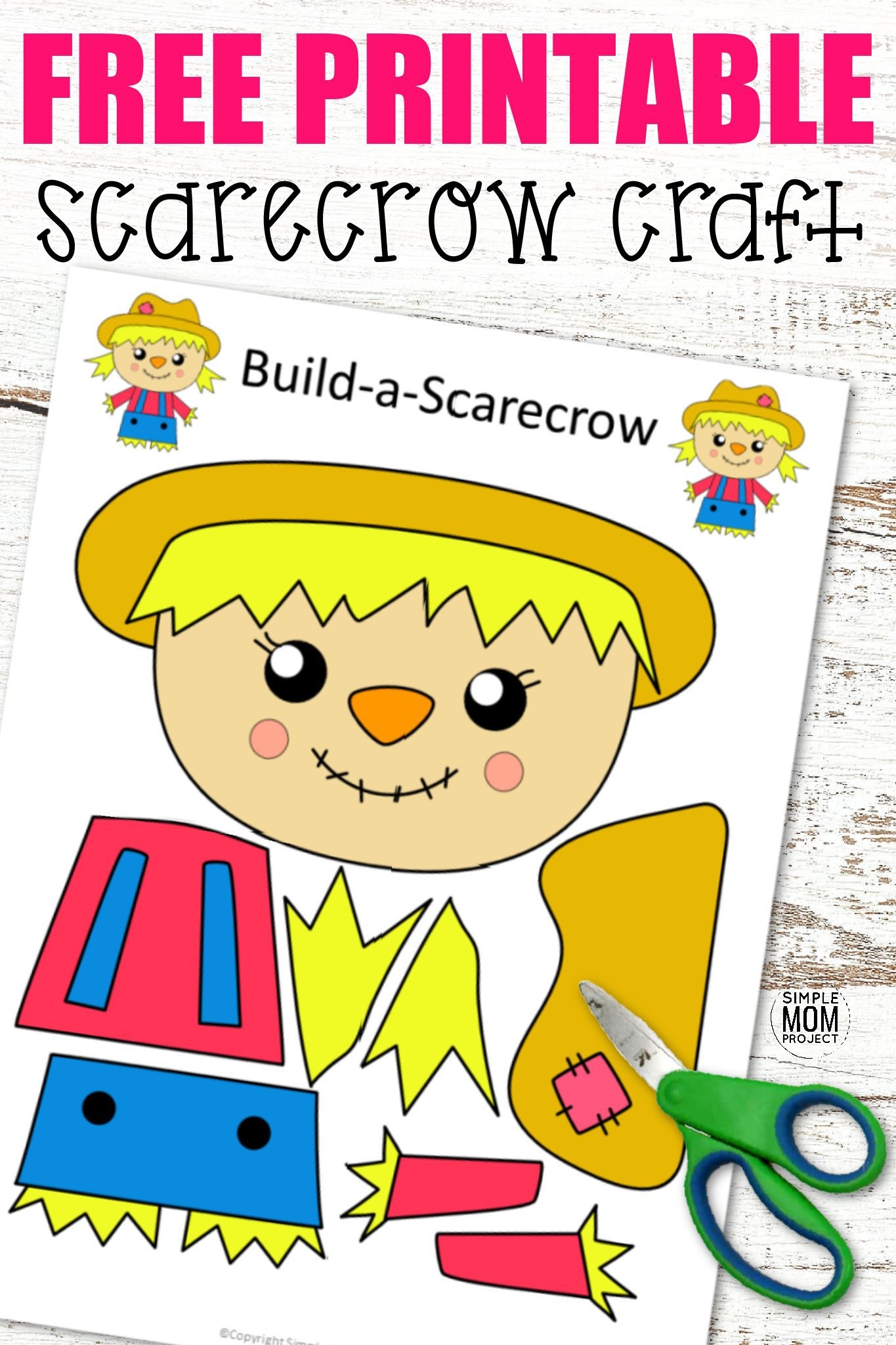 Printable Scarecrow Craft