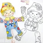 Printable Scarecrow Template Craft