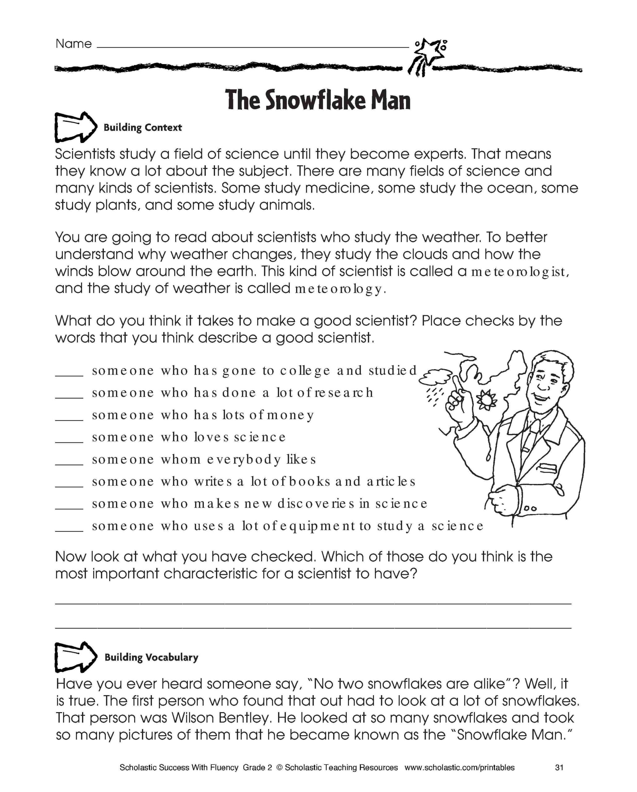 Printable Science Worksheets Printable Worksheets