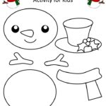 Printable Snowman Craft With FREE Template Preschool Christmas