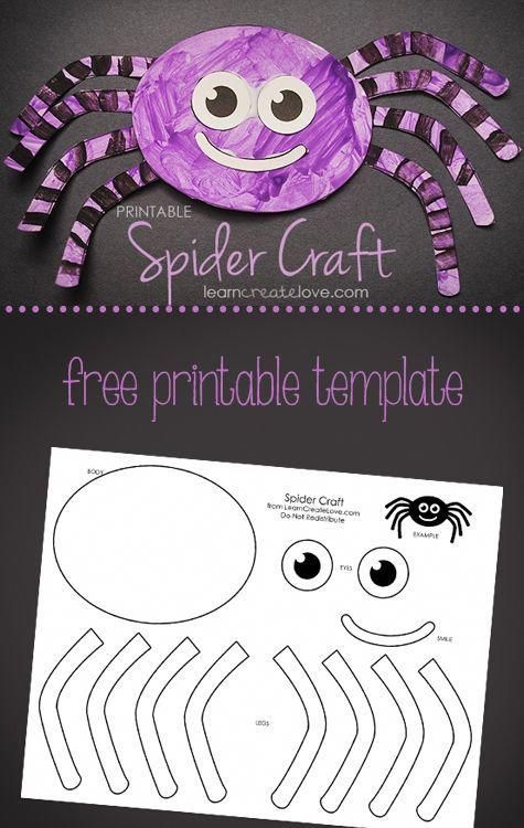 Printable Spider Craft Artofit