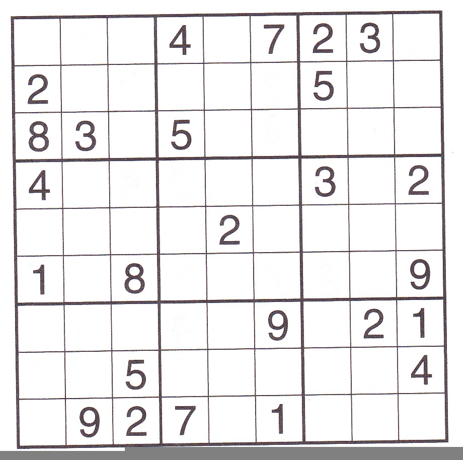 Printable Sudoku Billions Sudoku Printables