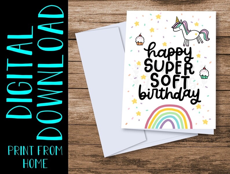 PRINTABLE Super Soft Birthday Card Letterkenny DIGITAL Etsy