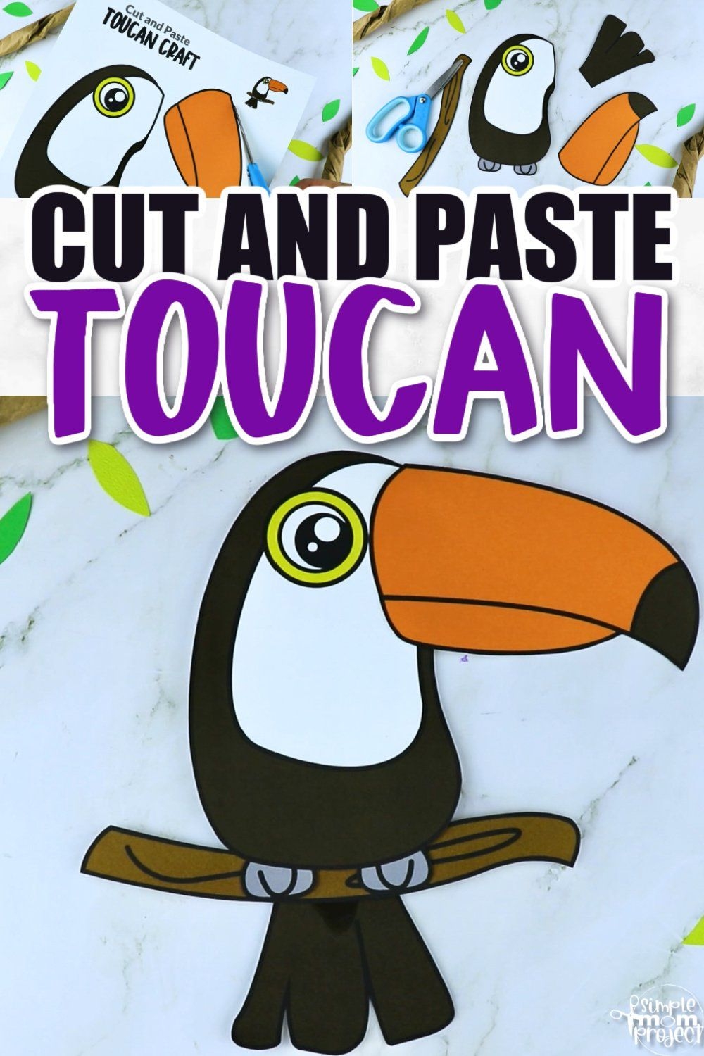 Printable Toucan Craft Template Toucan Craft Parrot Craft Crafts