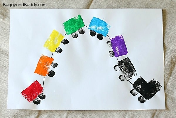 Printable Train Craft For Kids
