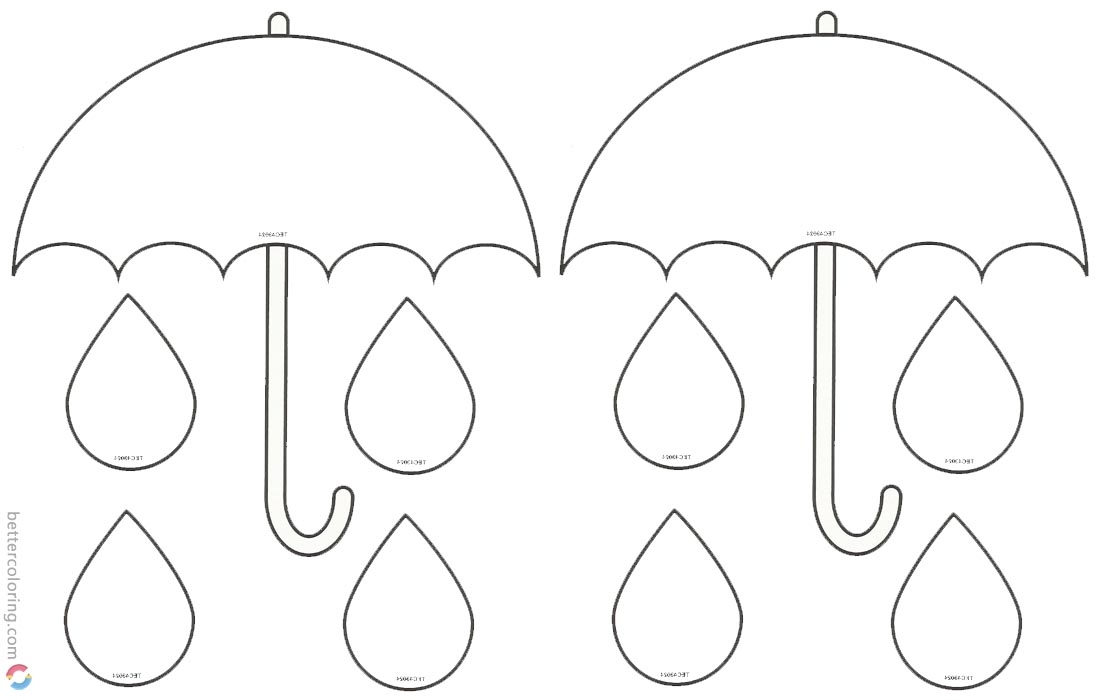 Printable Umbrella Craft