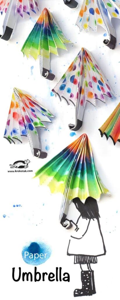 Printable Umbrella Craft