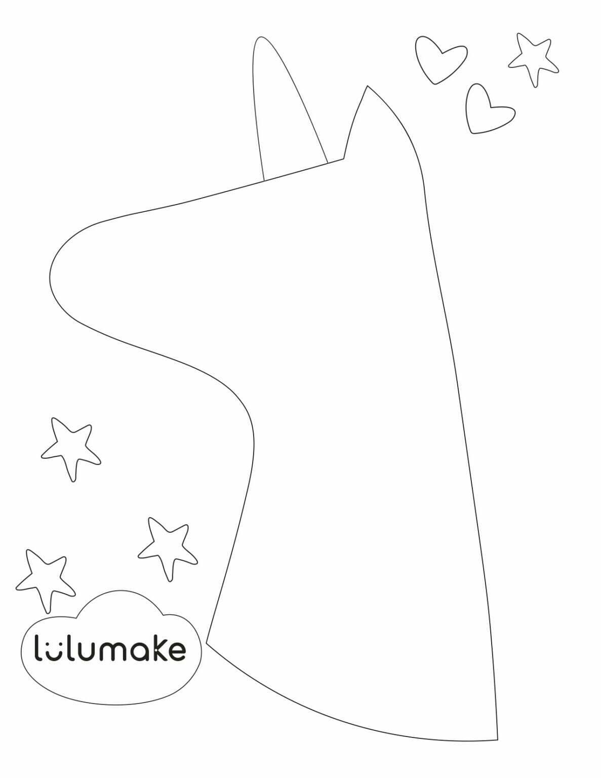 Printable Unicorn Craft For Kids Free Unicorn Template