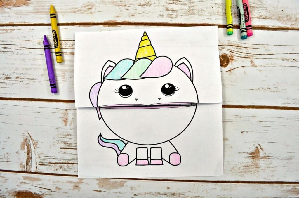 Printable Unicorn Craft For Kids Mess For Less