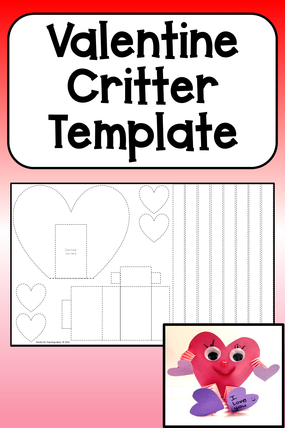 printable valentine craft templates