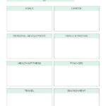 Printable Vision Board Worksheet Pdf Printable World Holiday