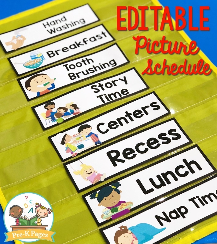 Printable Visual Schedule Cards For Preschool Free Printable Schedules
