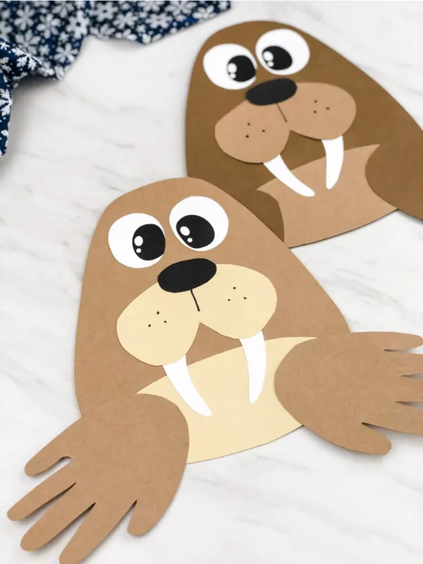 Printable Walrus Craft Template
