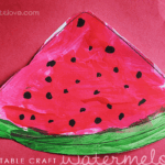 Printable Watermelon Craft