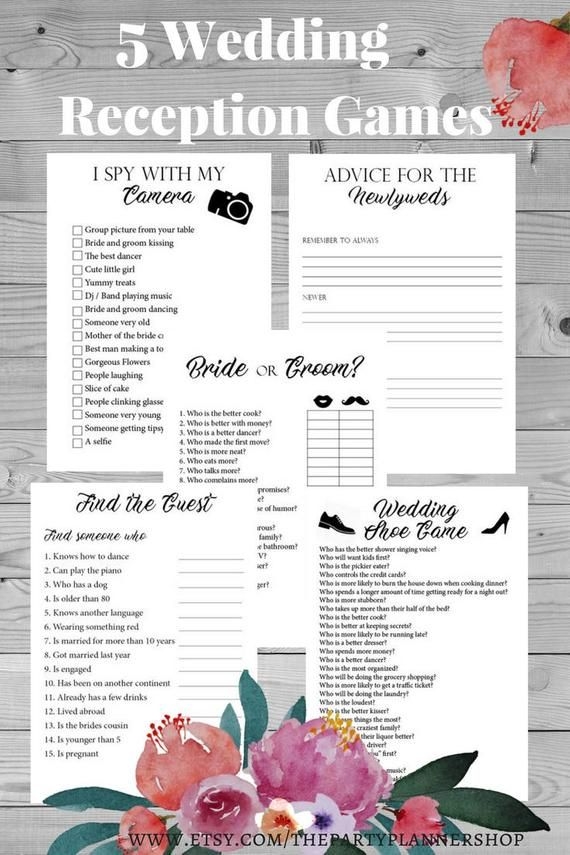 Printable Wedding Games