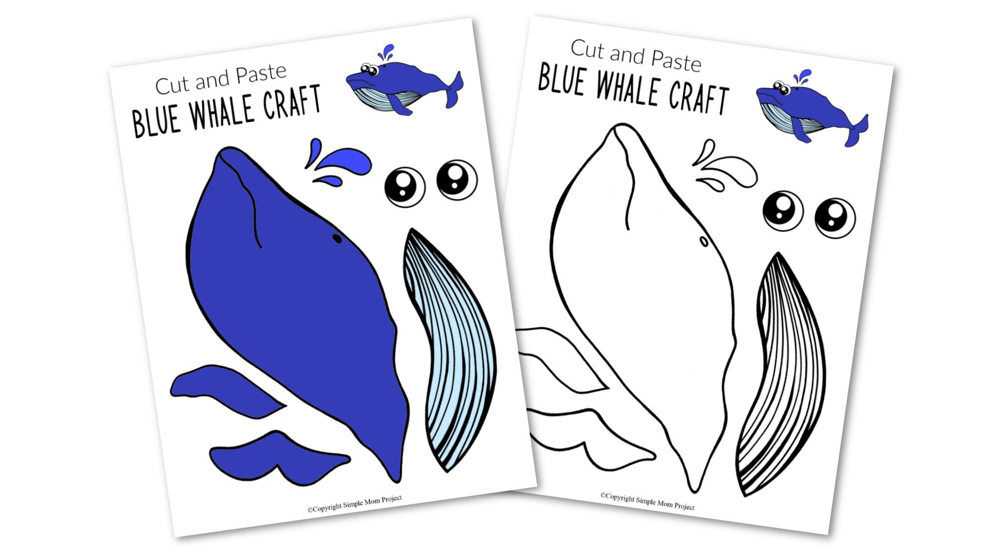 printable whale craft