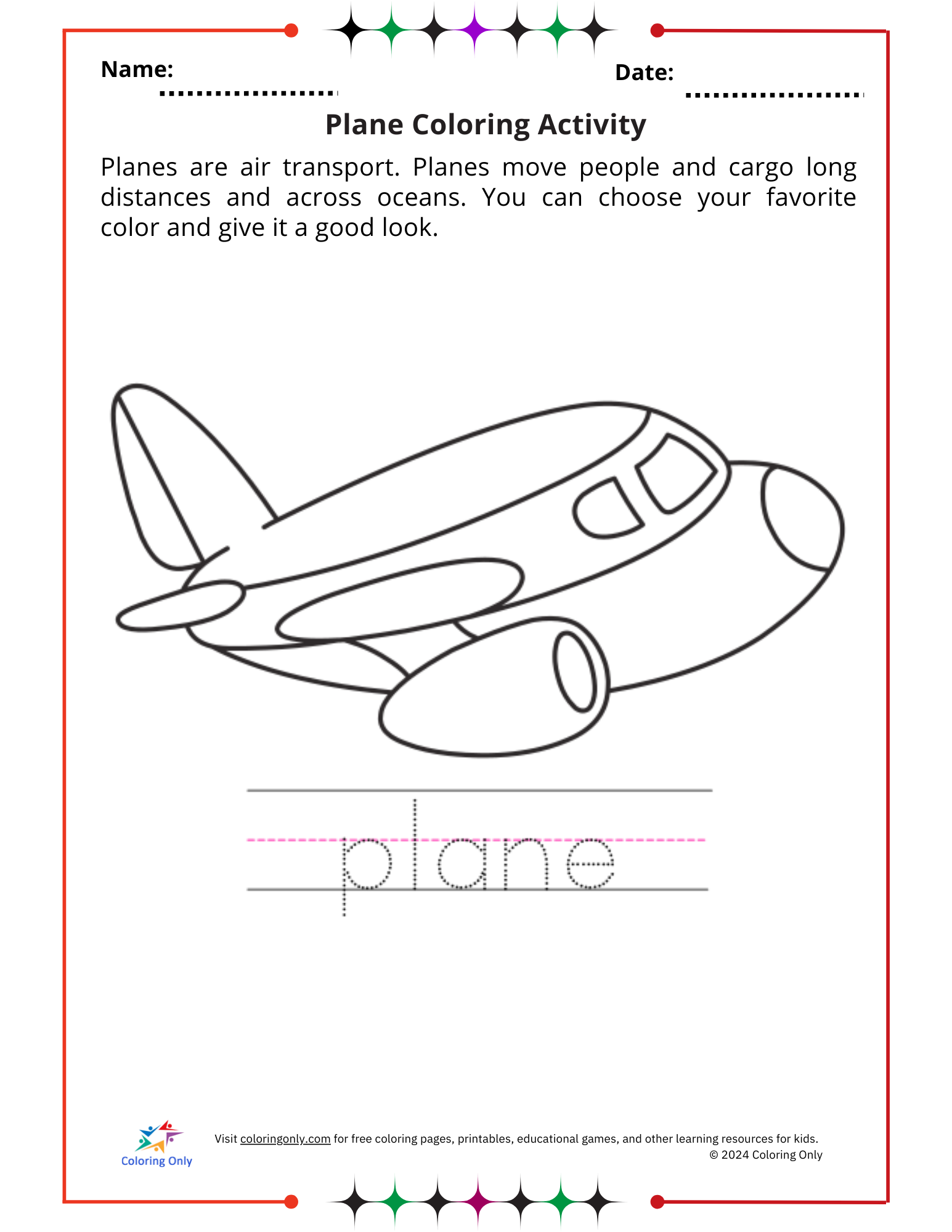 Printable Worksheet Template
