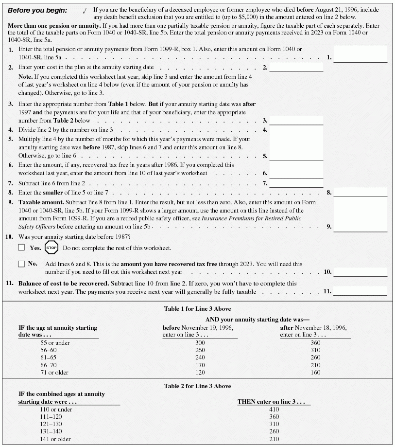 deduction worksheet