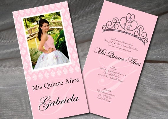 spanish quinceanera invitation template