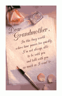 quot Dear Grandmother quot Mother 39 s Day Printable Card Blue Mountain ECards