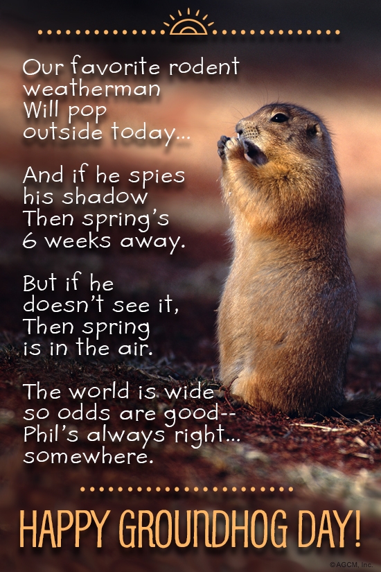 groundhog day card printable