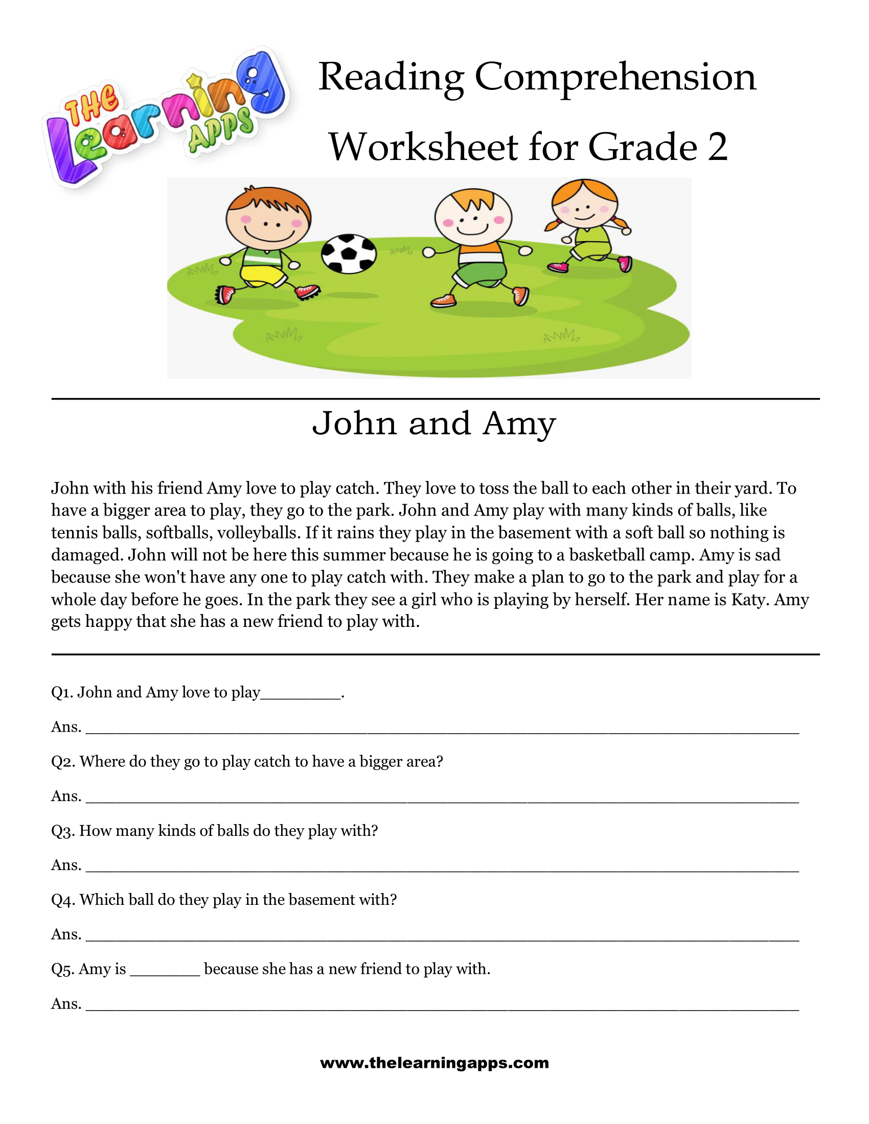 Reading Comprehension Online Games 2nd Grade