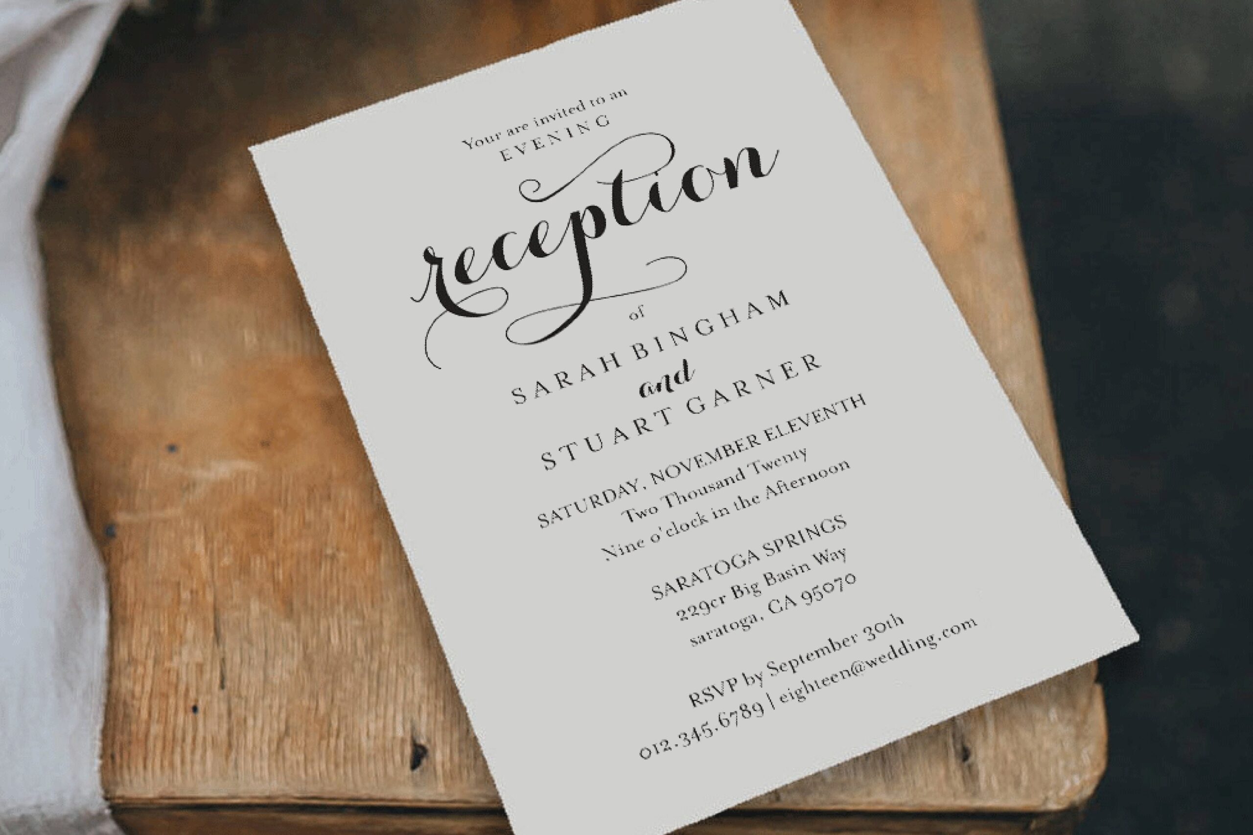 Reception Only Invitations Templates Free With Canva It 39 s Easy To 