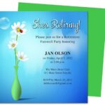 Retirement Party Flyer Invitation Templates
