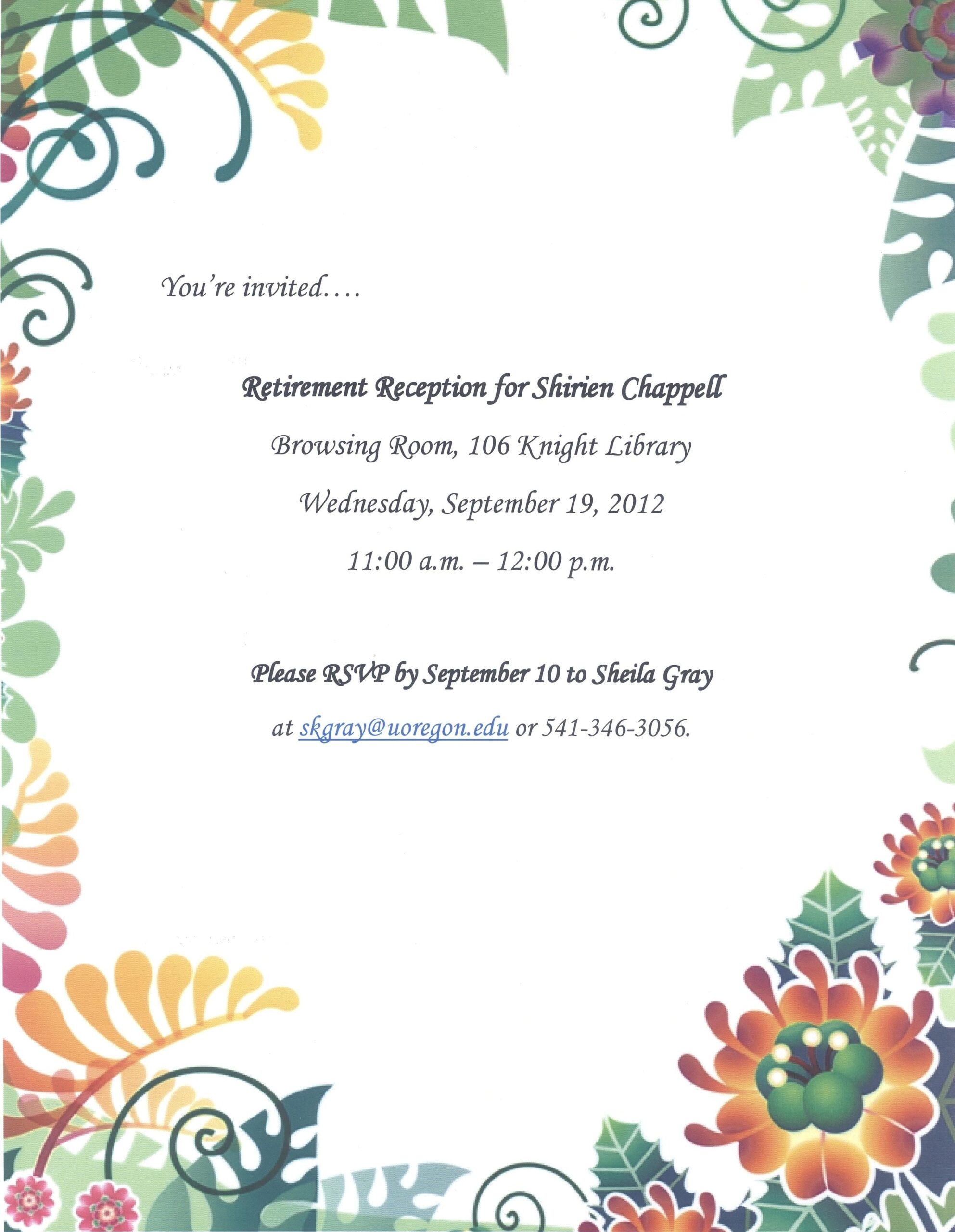 retirement party invitations templates