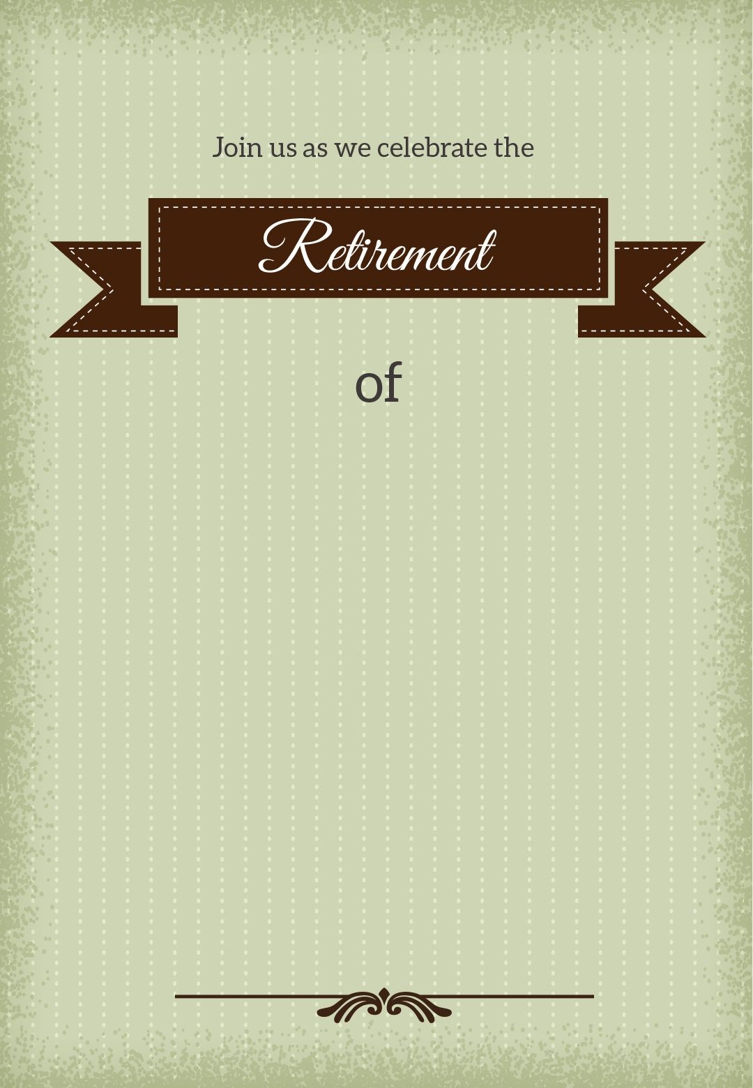 Retirement Party Invitations Templates Printable Word Searches