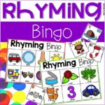 Rhyming Activities Bundle For Preschool Pre K And Kindergarten