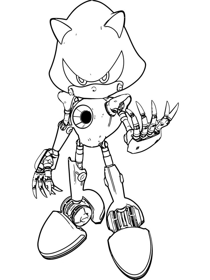 Coloring Pages Of Sonic