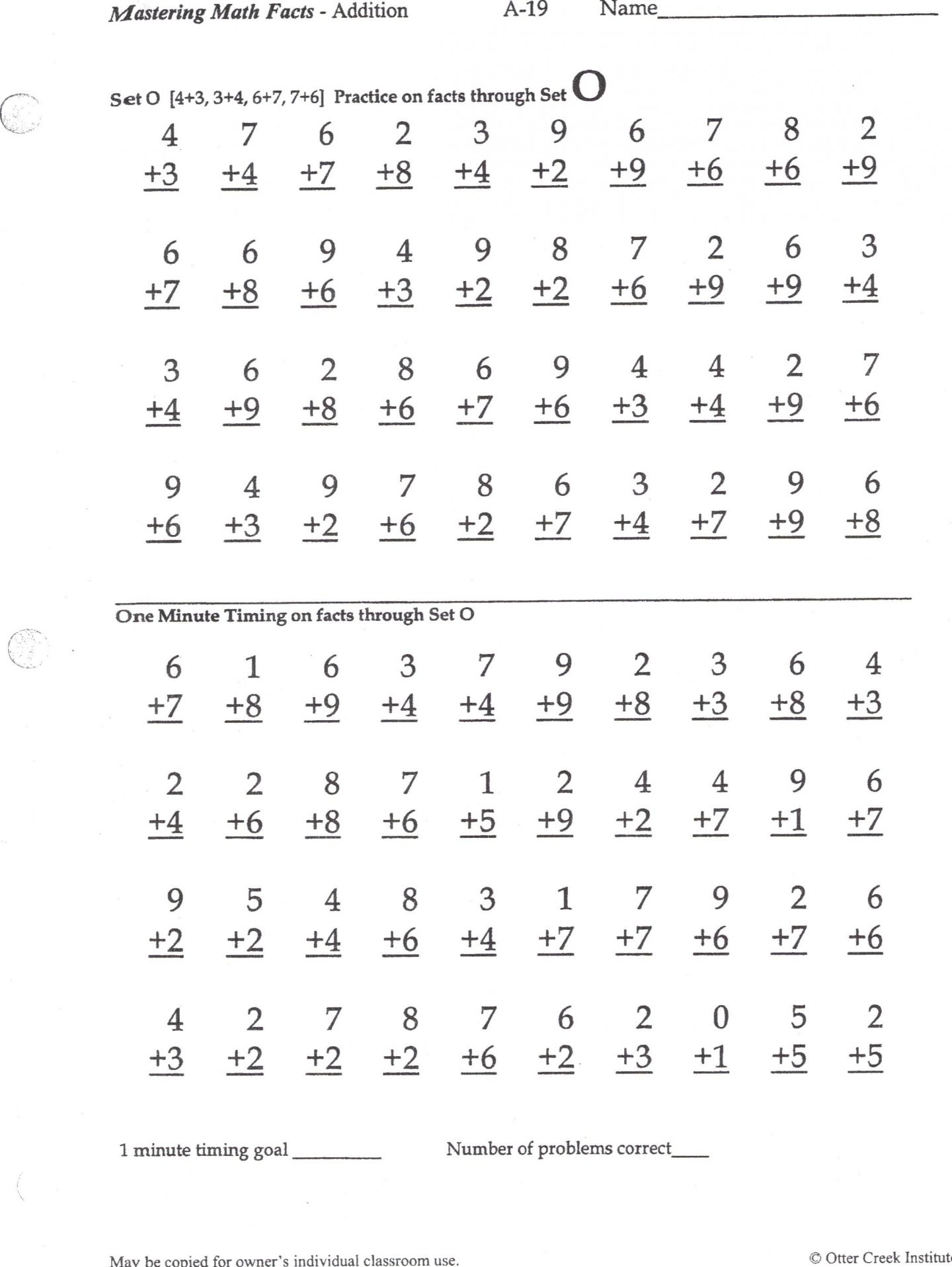 rocket math worksheets